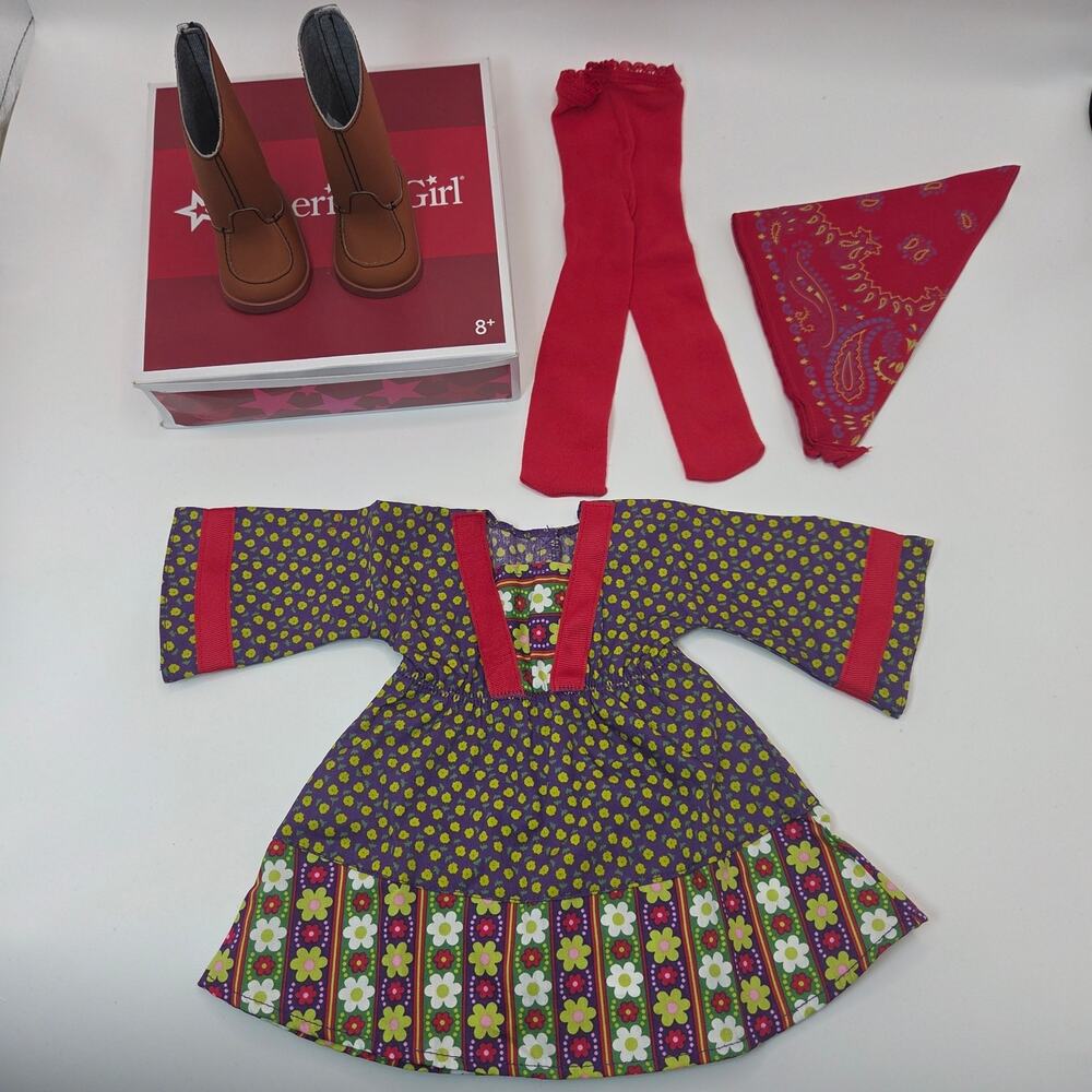 American Girl Julie's Calico Outfit Retired New In Box